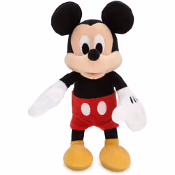 Disney Mickey Mouse and Minnie Mouse Mini Bean Bag Soft Toy Set 20cm
