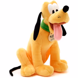 Disney Store Pluto Small Soft Plush Toy - 25cm  Suitable for Ages 0+