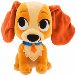 Disney Lady Furrytale Friends Small Soft Toy 20cm Lady and the Tramp