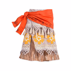 Disney Store Moana Costume For Kids, 2 Pc. Set, Polynesian Inspired
