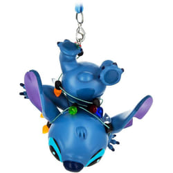 Disney Store Stitch Festive Hanging Christmas Ornament
