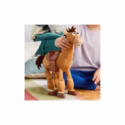 Store Official Bullseye Interactive Talking Action Figure from Toy Story, 42cm/16.5â, Soft-Feel Fabric, Features Sounds and Phrases, Interacts with