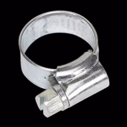 Hose Clip Zinc Plated &#216;8-14mm Pack of 30