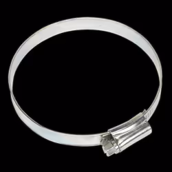 Hose Clip Zinc Plated &#216;70-89mm Pack of 10
