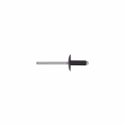 Sealey RAB3210L Aluminium Rivet Black Large Flange 3.2 x 10mm Pack of 200