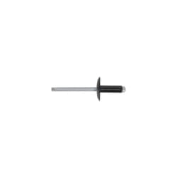 Sealey RAB4818L Aluminium Rivet Black Large Flange 4.8 x 18mm Pack of 200
