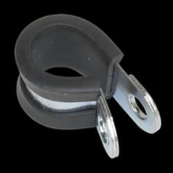 P-Clip Rubber Lined &#216;12/13mm Pack of 25