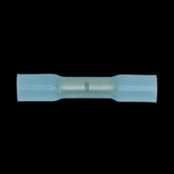 Heat Shrink Butt Connector Terminal &#216;5.8mm Blue Pack of 100