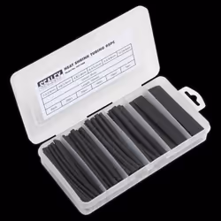 Heat Shrink Tubing Assortment 95pc 100mm Black