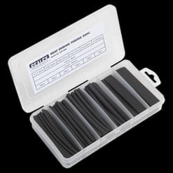 Heat Shrink Tubing Assortment 95pc 100mm Black
