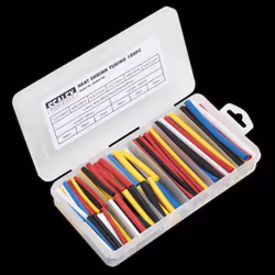 Heat Shrink Tubing Assortment 180pc 50 & 100mm Mixed Colours