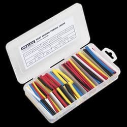 Heat Shrink Tubing Assortment 180pc 50 & 100mm Mixed Colours