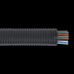 Convoluted Cable Sleeving Split &#216;22-27mm 10m