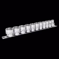 Socket Set 11pc 3/8"Sq Drive Lock-On? 6pt Imperial