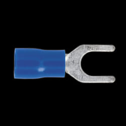 Easy-Entry Fork Terminal &#216;5.3mm (2BA) Blue Pack of 100