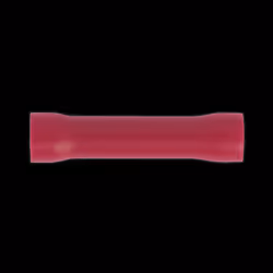 Butt Connector Terminal Ø3.3mm Red Pack of 100