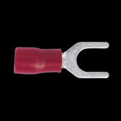 Easy-Entry Fork Terminal &#216;5.3mm (2BA) Red Pack of 100