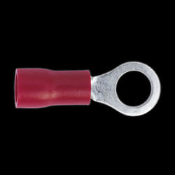 Easy-Entry Ring Terminal &#216;5.3mm (2BA) Red Pack of 100