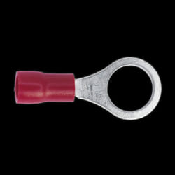 Easy-Entry Ring Terminal &#216;8.4mm (5/16&quot;) Red Pack of 100
