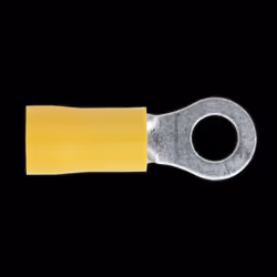 Easy-Entry Ring Terminal &#216;5.3mm (2BA) Yellow Pack of 100