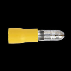 Bullet Terminal &#216;5mm Yellow Pack of 100
