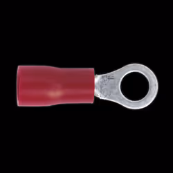 Easy-Entry Ring Terminal &#216;4.3mm (4BA) Red Pack of 100