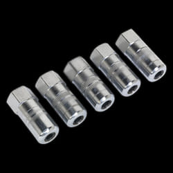 Hydraulic Connector 4-Jaw Heavy-Duty 1/8&quot;BSP Pack of 5