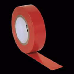 PVC Insulating Tape 19mm x 20m Red Pack of 10