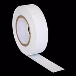 PVC Insulating Tape 19mm x 20m White Pack of 10