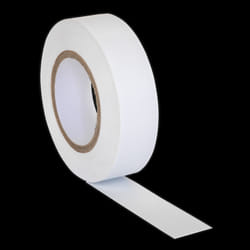 PVC Insulating Tape 19mm x 20m White Pack of 10