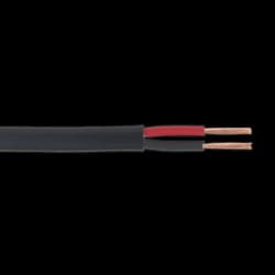 Automotive Cable Thick Wall Flat Twin 2 x 1mm&#178; 14/0.30mm 30m Black
