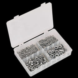 Steel Nut Assortment 370pc M5-M10 Metric