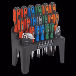 Screwdriver, Hex Key & Bit Set 44pc