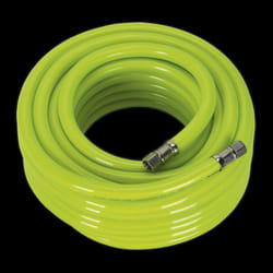 Air Hose High-Visibility 15m x &#216;10mm with 1/4&quot;BSP Unions
