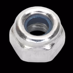 Nylon Locknut M4 Zinc Pack of 100