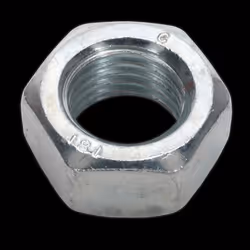 Steel Nut DIN 934 - M20 Zinc Pack of 10
