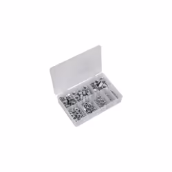 Sealey AB046SN Steel Nut Assortment 255pc M4-M16 DIN 934 Metric