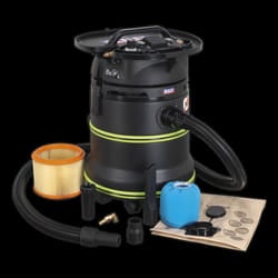 Vacuum Cleaner Industrial Dust-Free Wet/Dry 35L 1000W/230V Plastic Drum M-Class Self-Clean Filter