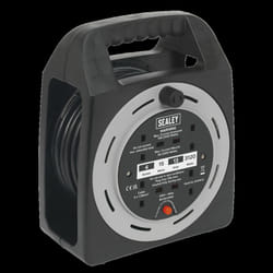Cable Reel Box Type 15m 4 x 230V 1.25mm&#178; Thermal Trip