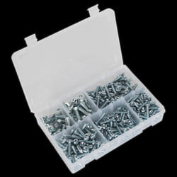 Machine (Body) Screw Assortment 264pc M5-M8 Countersunk & Pan Head Pozi - Metric