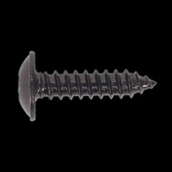 Self-Tapping Screw 4.8 x 19mm Flanged Head Black Pozi Pack of 100