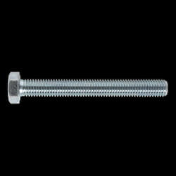 HT Setscrew M12 x 100mm 8.8 Zinc Pack of 10