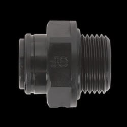 Straight Adaptor 8mm x 3/8&quot;BSP Pack of 5 (John Guest Speedfit&#174; - PM010813E)
