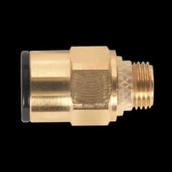 Brass SuperThread Straight Adaptor 8mm x 1/8&quot;BSP Pack of 2 (John Guest Speedfit&#174; - RM010811)