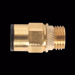 Brass SuperThread Straight Adaptor 8mm x 1/4&quot;BSP Pack of 2 (John Guest Speedfit&#174; - RM10812)