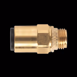 Brass SuperThread Straight Adaptor 6mm x 1/8&quot;BSP Pack of 2 (John Guest Speedfit&#174; - RM010611)