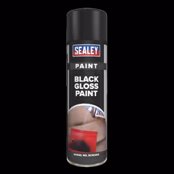 Black Gloss Paint 500ml Pack of 6