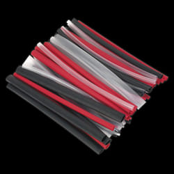 Heat Shrink Tubing Assortment 72pc Mixed Colours Adhesive Lined 200mm