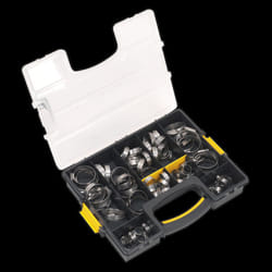 Hose Clip Assortment 90pc Stainless Steel &#216;10-57mm