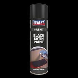 Black Satin Paint 500ml